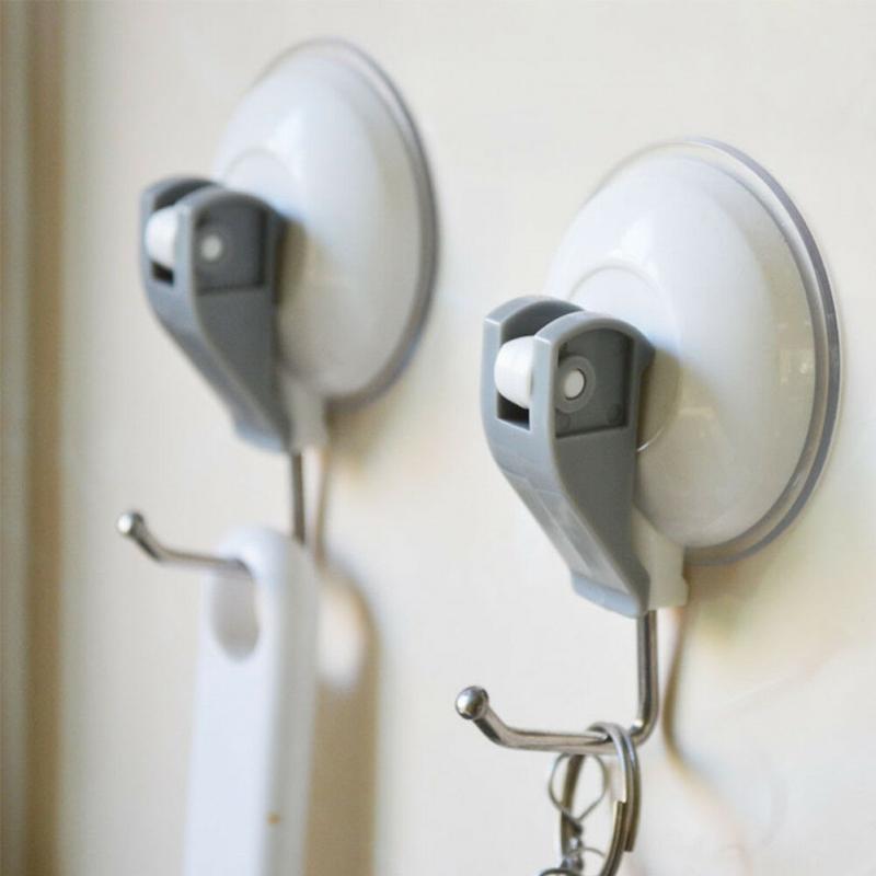 

Bathroom/Kitchen Heavy Duty Large Suction Cup Hooks Snap Lever Vacuum Holder Adhesive Wall Hooks 2/3/5KG freeshipping
