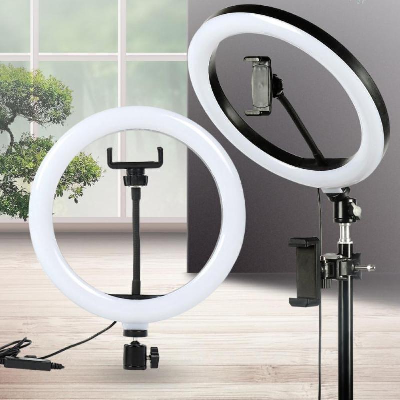 

26cm Camera Phone LED Lamps Selfie Light For Lighting Night Darkness Photography Ring Selfie Ring For All Smartphone A2