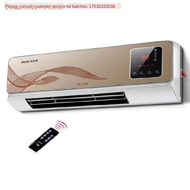 

Home Heaters Wall-Mounted Electric Heater Bathroom Waterproof Telecontrol Air Conditioning Machine Heat Energy Saving 3Gears Warm Device 220