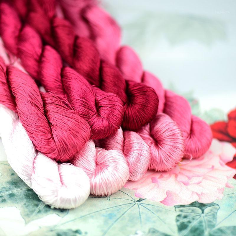 

Yarn 1pcs/400m Silk Embroidery Thread / 100% /hand Embroider Cross Stitch/ Rose Hermosa/pink/8 Pure Colors1