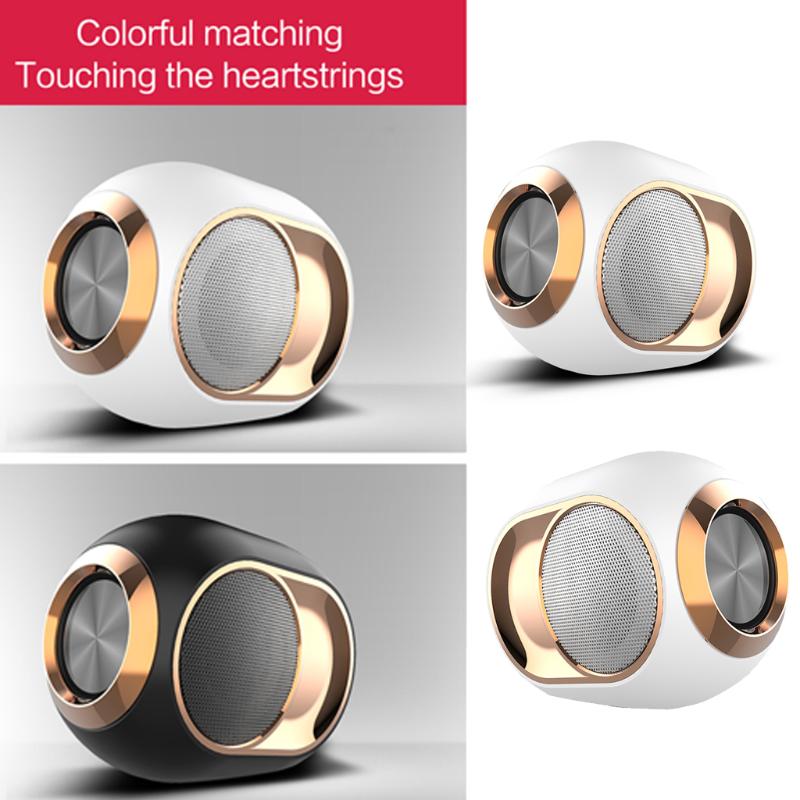 

X6 Dual Channel TWS Bluetooth Speaker 1200mAh Stereo Music TF AUX USB FM