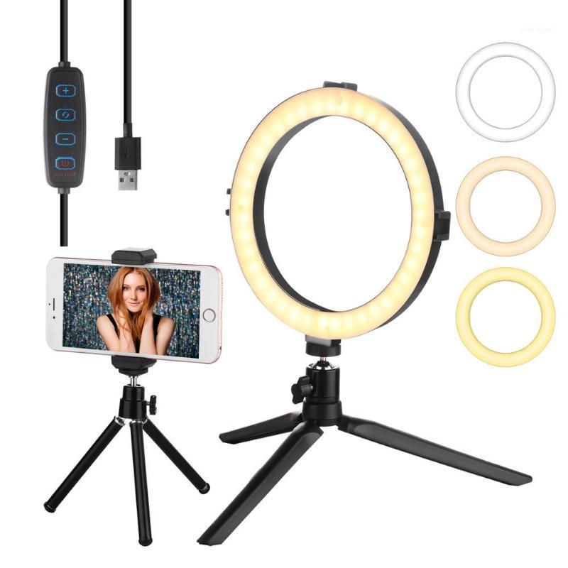 

Fomito LED Ring Light 8 Inch Diameter Three Modes Selfie Light Suitable for Make up Smartphone Shooting Character1