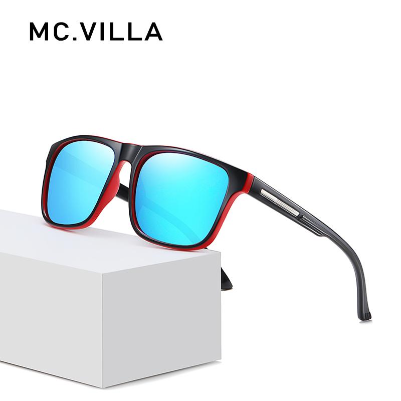 

MCVILLA 2021 New Brand Classic Polarized Sunglasses Men Women Driving Square Frame Sun Glasses Male Goggle UV400 Gafas De Sol