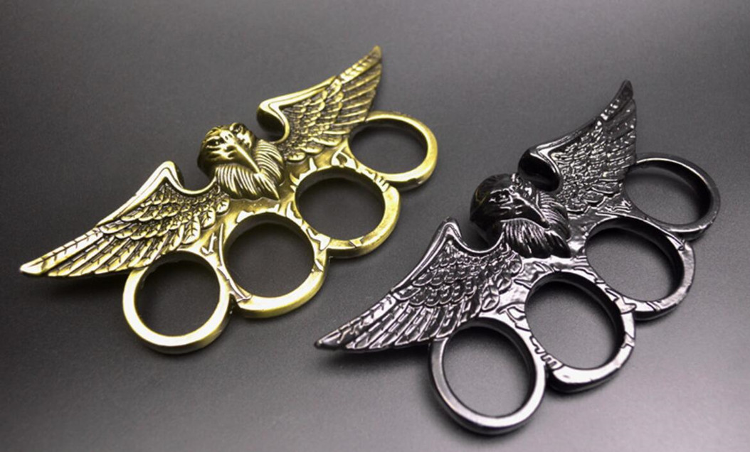 

Fiberglass alloy finger tiger four-finger self-defense weapon Four-finger fist clasp iron four-finger hand support self-defense equi5233