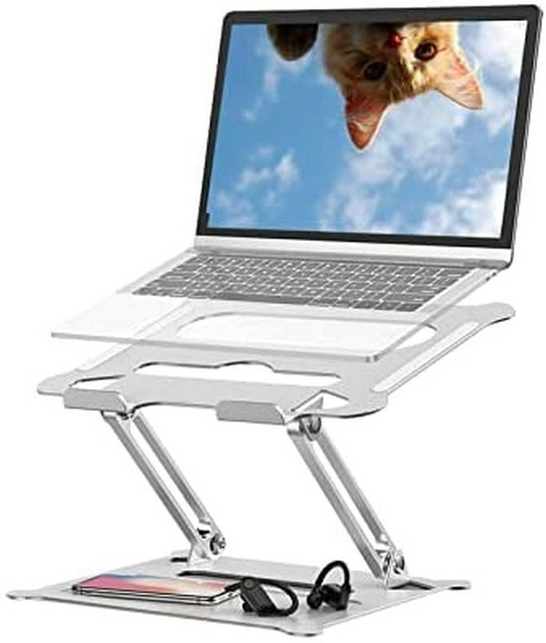 

Adjustable Laptop Stand,Portable Laptop Computer Stand Rriser&Multi-Angle Stand with Heat-Vent to Elevate Laptop Holder