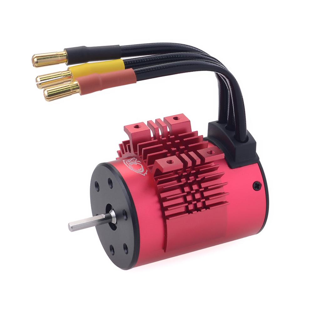 

Waterproof 3650 Brushless Motor 2050KV 3100KV 3900KV 4500KV 5900KV 6900KV 7700KV w/ 60A ESC for RC 1/10 GTR/Lexus 3S RC Drift, 2300kv 45a combo