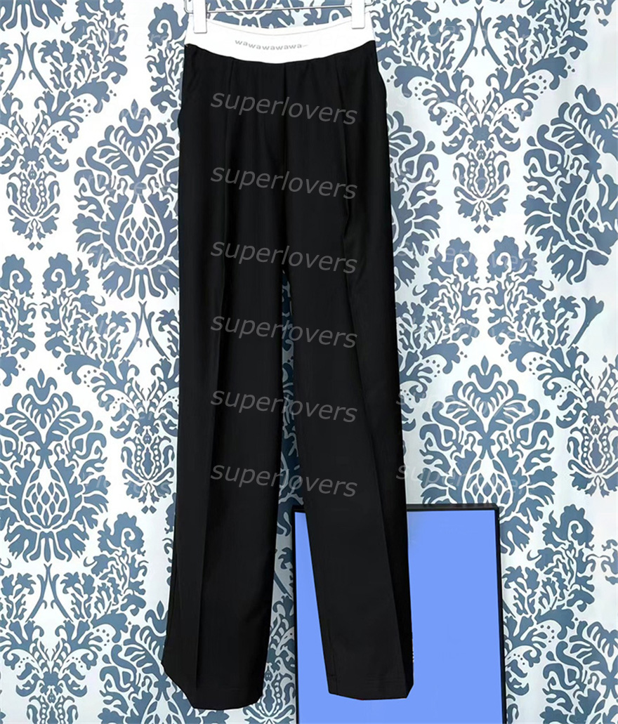 

INS Fashion Letters Pants Womens Casual New Arrival Pant Luxury Comfortable Full Length Pants, Black with label