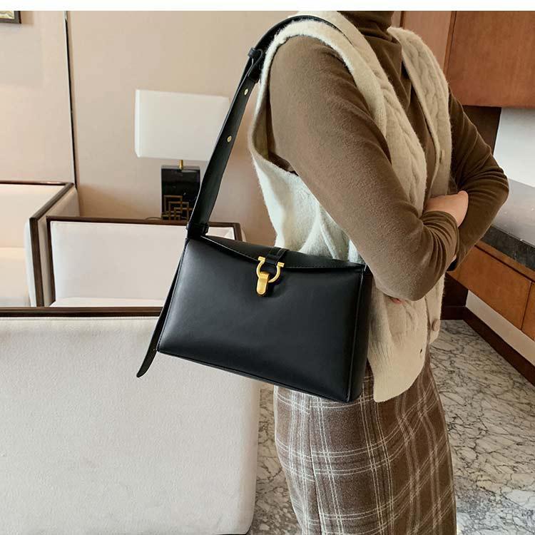 

Fashion Flap Shoulder Bags for Women Solid Simple Crossbody Bags Lady Small Tote, 01