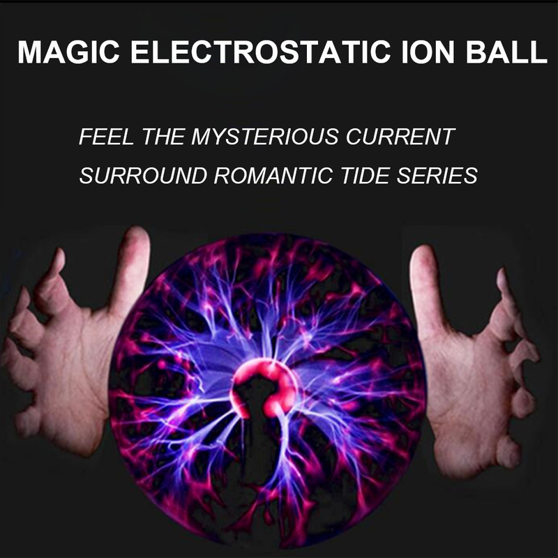 

Magic Electrostatic Ion Ball Lightning Night Light Fun Gift Holiday Celebration Atmosphere Decoration Magic Atmosphere Light