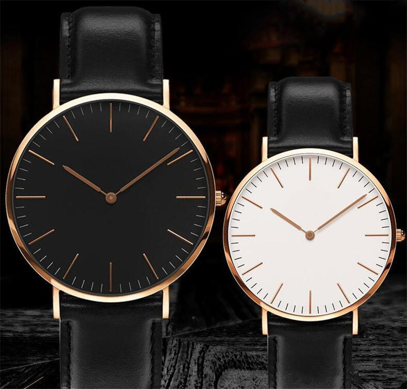 

Best Selling Luxury Mens Watch 40mm New Women Fashion Watches 36mm Quartz leather Nylon strap montre de luxe, Box
