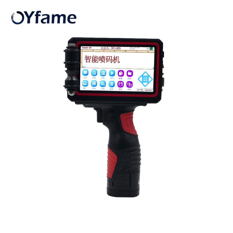 

OYfame Portable Printer Handheld Printer Label Mini For Paper Plastic Wood QR Code With Intelligent Touch Screen