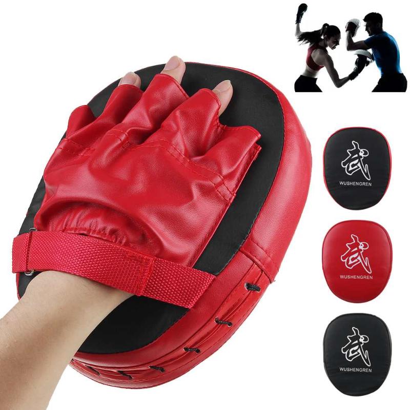 

2pcs Boxing Hand Target Martial Thai Kick Pad Kit Black Karate Training MiFocus Punch Pads Sparring Boxing Bags Punch Pad