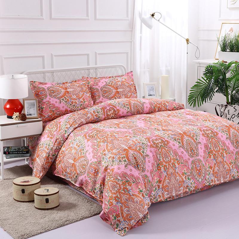 

Bohemian style 3/4pcs bedding set, bohemian style printed bedspread and pillowcase, home textiles1