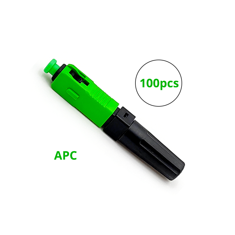 

APC UPC Single-Mode Fiber Optic SC APC Quick Fast Field Assembly Connector For Drop Cable
