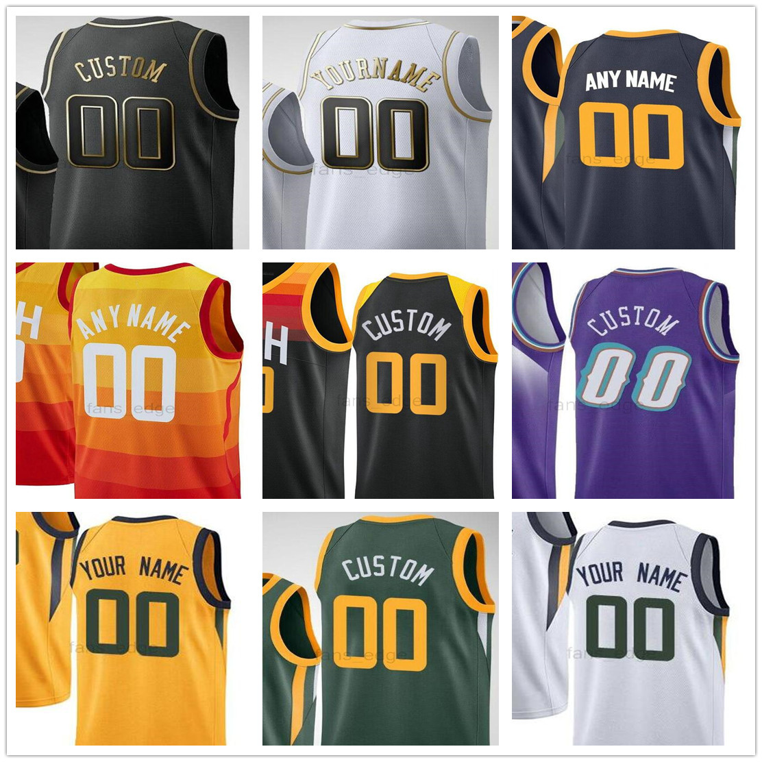 custom utah jazz throwback jersey