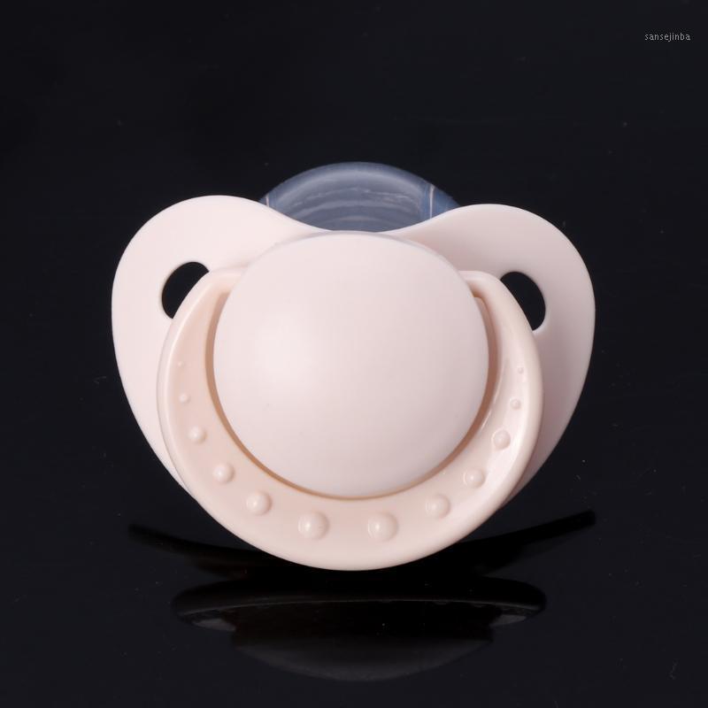 

2020 Custom Big Size Grade Silicone Adult Pacifier Funny Parent-child Toys L5YF1