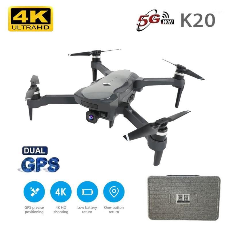 

2020 NEW 5G Wifi K20 RC Drone GPS 4K HD Wide-angle Stable Camera 25min Flying Four-axis Professional Foldable Quadcopter1