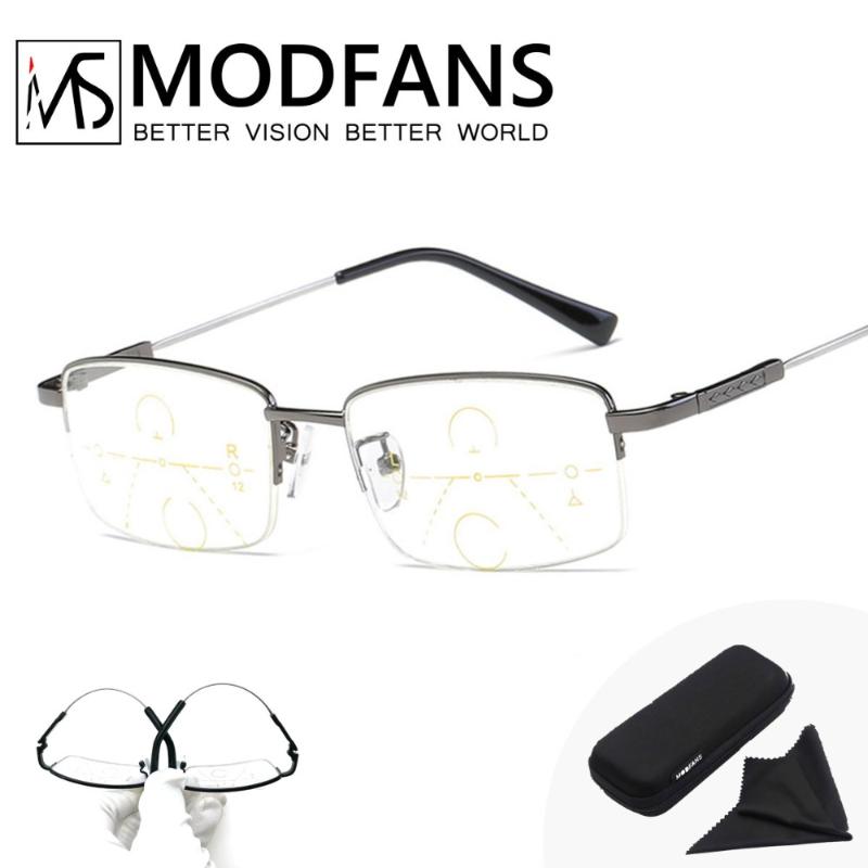 

Progressive Glasses For Men Woman Multifocal Reading Glasses Photochromic Eyeglass Flexible Temple For Reader Near Far Sight