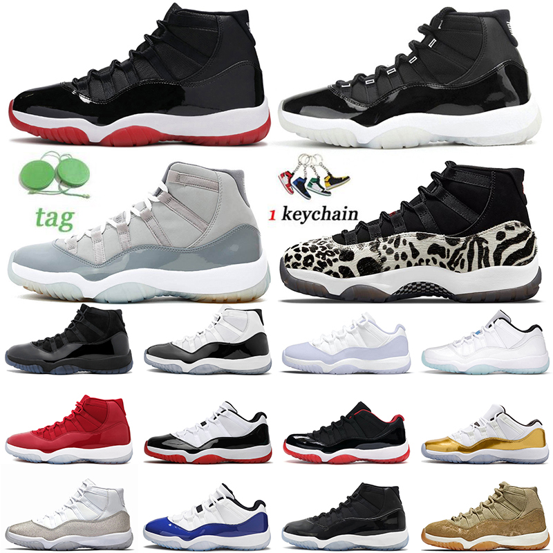 

High Low Cool Grey 11 11s Basketball Shoes Pure Violet Animal Instinct Bred Concord 45 Legend Blue Citrus 25th Anniversary Space Jam, A27 40-47 (4)