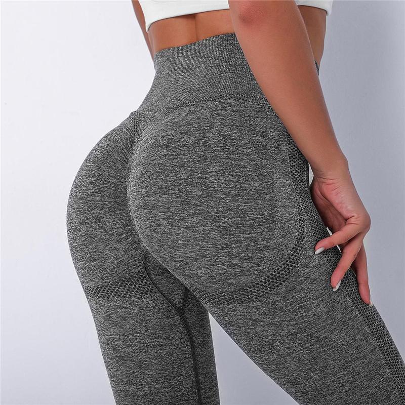 

Sexy Seamless High Waist Leggings Push Up Yoga Pants 2021 New Women Squat Proof Tights Pants Stretchy Trousers Gym Girl Tights, 10