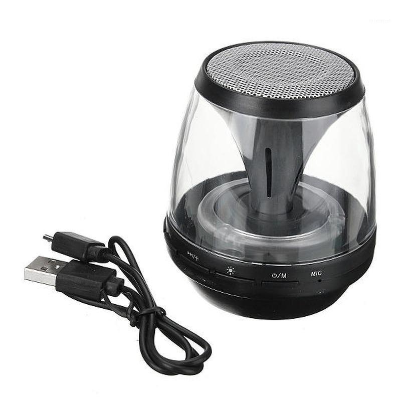 

Mini Portable LED TF Card Radio AUX Vioce Prompt Bass bluetooth Speaker1