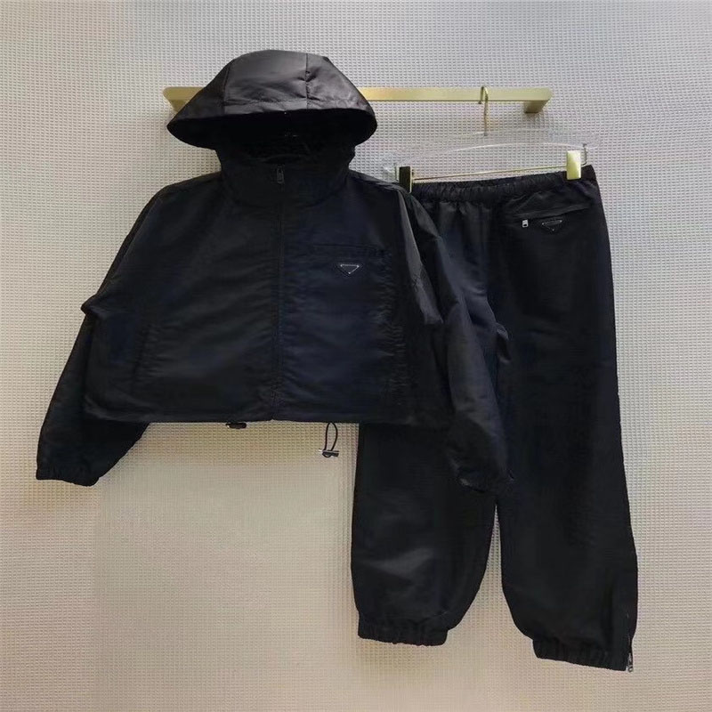 

women designers clothes 2020 high quality jacket PD black women two piece outfits sexy womens dresses fashion women tracksuit aac1