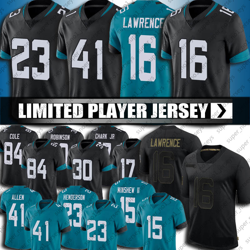 

16 Trevor Lawrence James Robinson Jersey Chark Shenault Jr Jerseys Keelan Cole Josh Allen Jerseys Gardner Minshew Cj Henderson Jacksonvilles, Custom limited (meizhu)