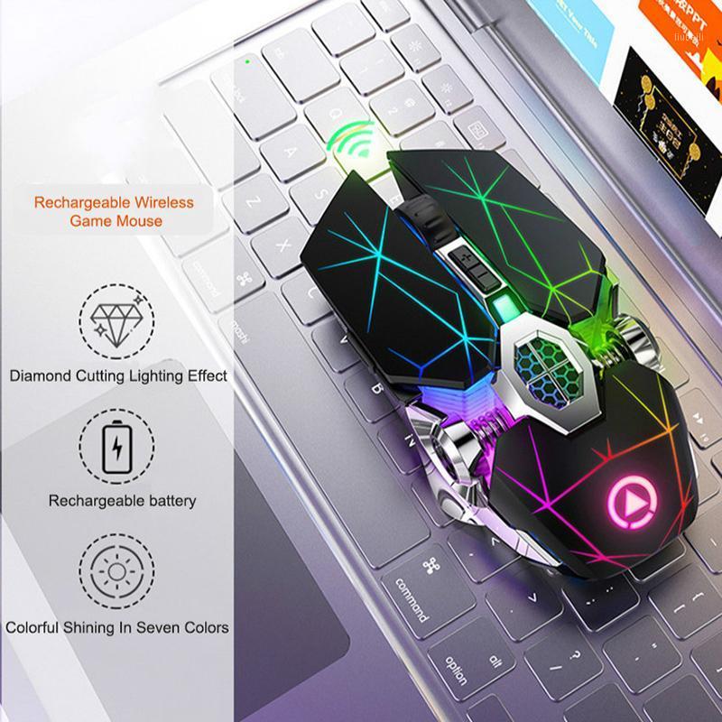 

2.4GH Wireless Mouse Gaming Mouse LED Optical USB Computer Wireless Game Silent For PC Laptop ccessories1