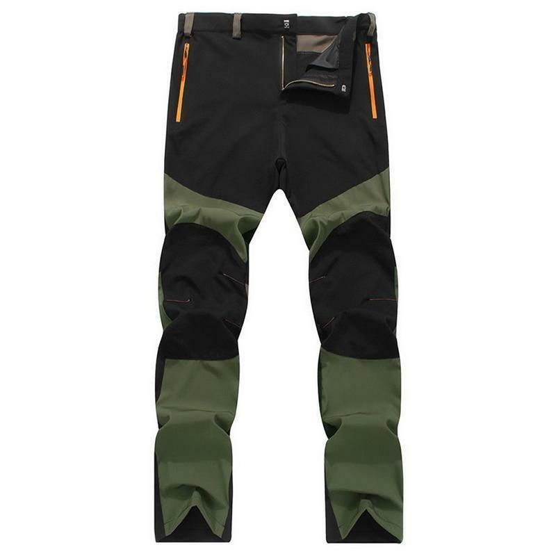 

Sportswear Snowboard Pants Waterproof Outdoor Men's Soft Shell Camping Tactical Cargo Pants Combat Hiking Trousers X1218, Black