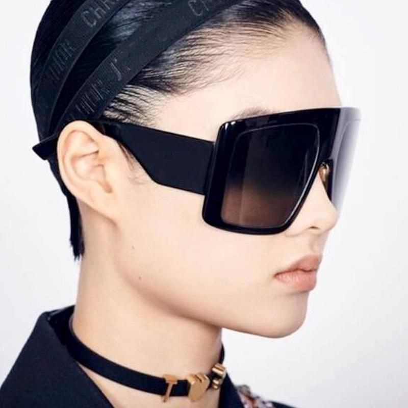 

2021 Oversize New Luxury Punk Sunglasses Women Vintage Goggle Sun Glasses Men Sunglass Oculos Feminino Lentes Gafas De Sol UV400