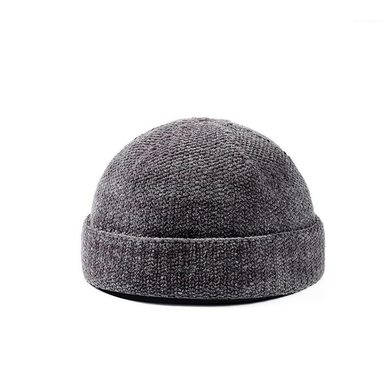 

Solid color plush melon hat1