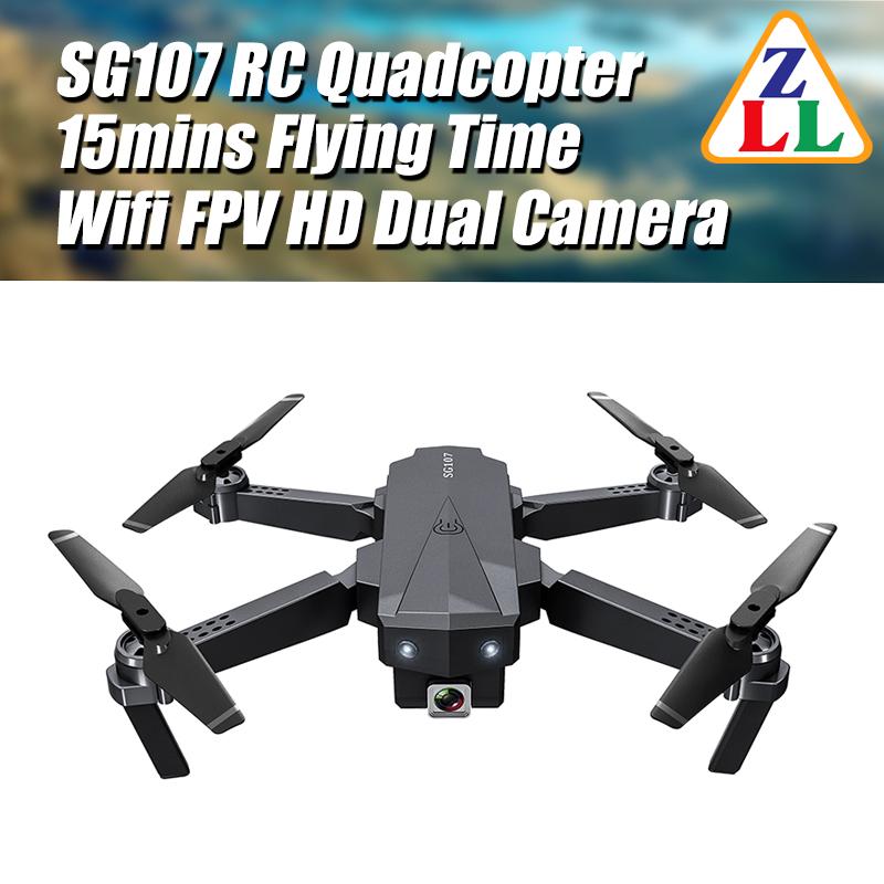 

SG107 RC Drone 4K HD Dual Camera Optical Flow Aerial Quadcopter Wifi FPV Drone Long Battery Life Toys For Kids VS E58