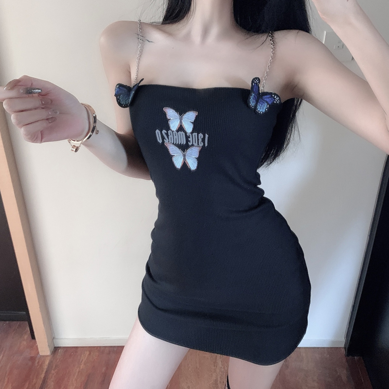 

2021 New Female Fashion Dress Wedding Party N58L, Black