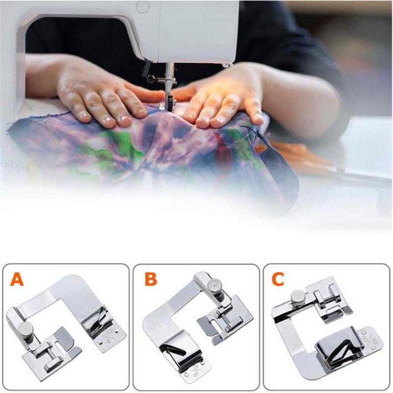 

Sewing Machine Hemming Foot Presser Multifunctional Electric Sewing Machine Parts Press Feet Metal Footpqresser Tools