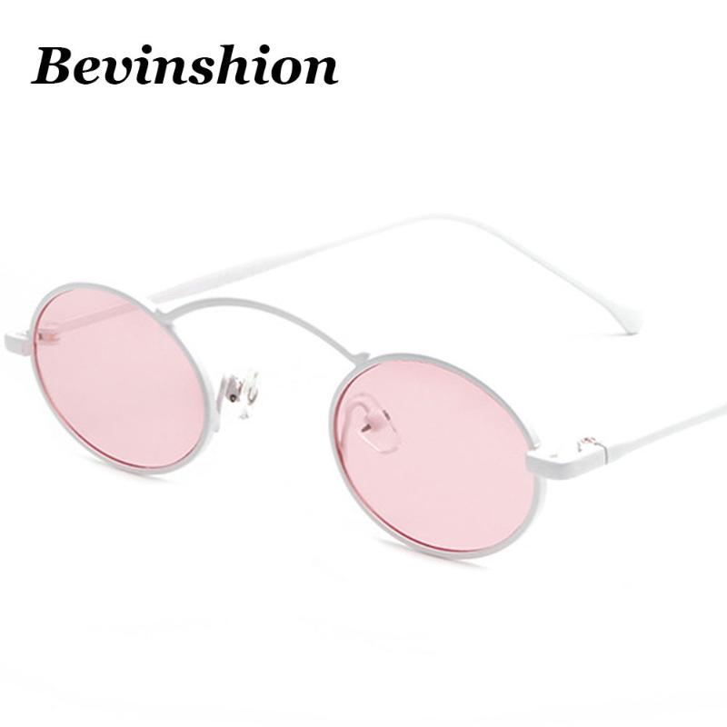 

Vintage Chic Small Frame Retro Glasses Men Brand New Arrival 2020 Metal Oval Sunglasses Women Punk Sun Glasses Female Sun Shade