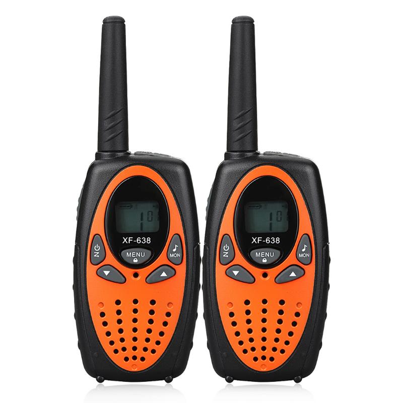 

XF-638 Walkie Talkie 2PCS Handheld Two Way Intercom Portable Radio XF 638 Talkie Walkie UHF 462-467MHz & 446MHz Walkie-talkies
