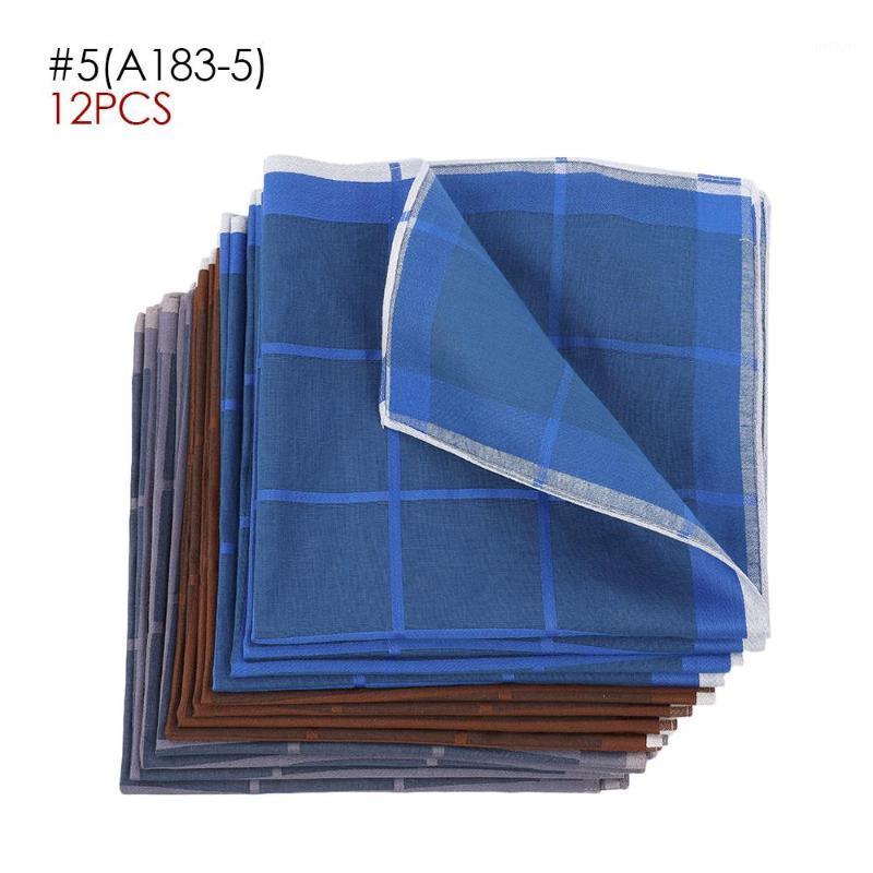 

Classic Business Chest Towel 43*43cm Hankie Assorted Dockers Gift Set 100% Cotton Pocket Hankies Scarves Fashion Plaid Stripe1