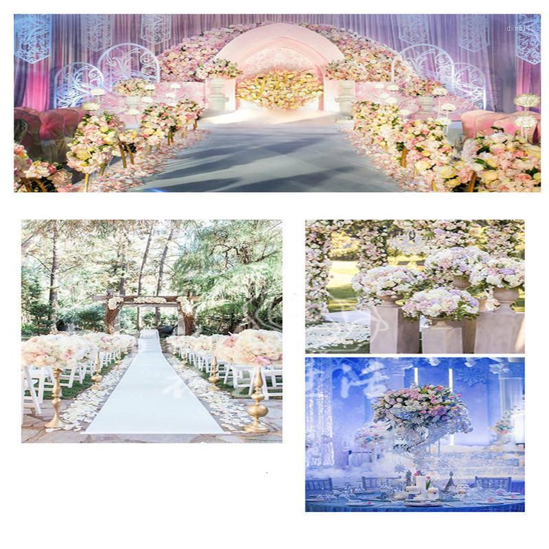 

4 Sizes Silk artificial centerpieces flower ball DIY all kinds of flower heads wedding decor wall shop window table accessorie1