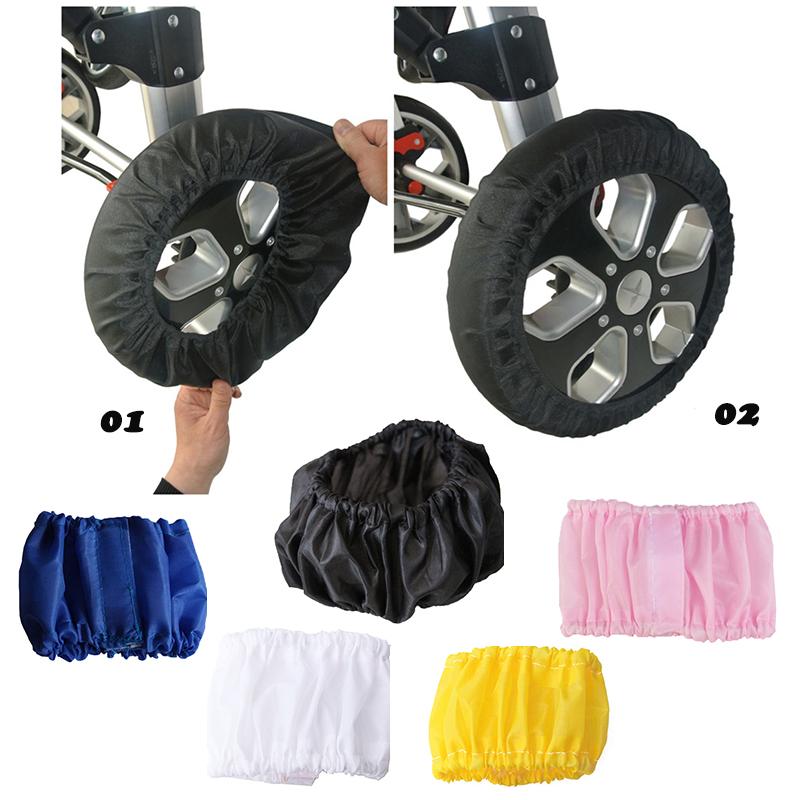 

2pcs Baby Stroller Accessories Carriage Wheel Cover 12-25 CM Width Wheelchair Stroller Dust-proof Cover Accessories