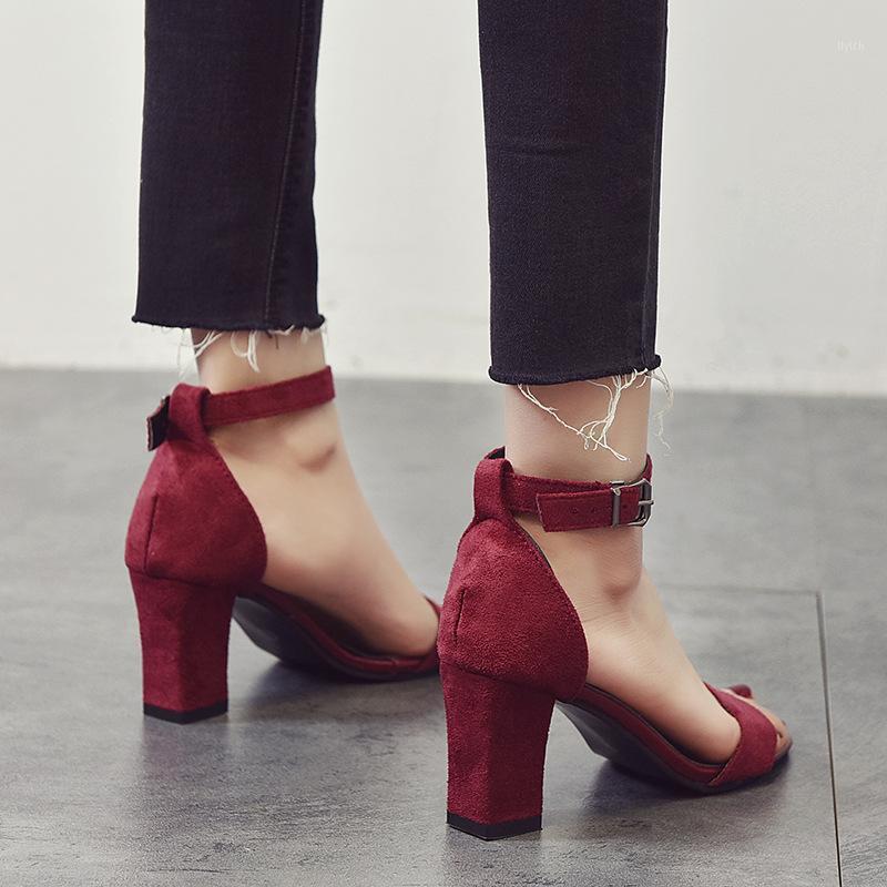 

Summer Plus Size Hot Style In Europe And The ultra-high Hollow Out Thick With Sandal Strap Roman Women Shoes Woman sxc671, Black