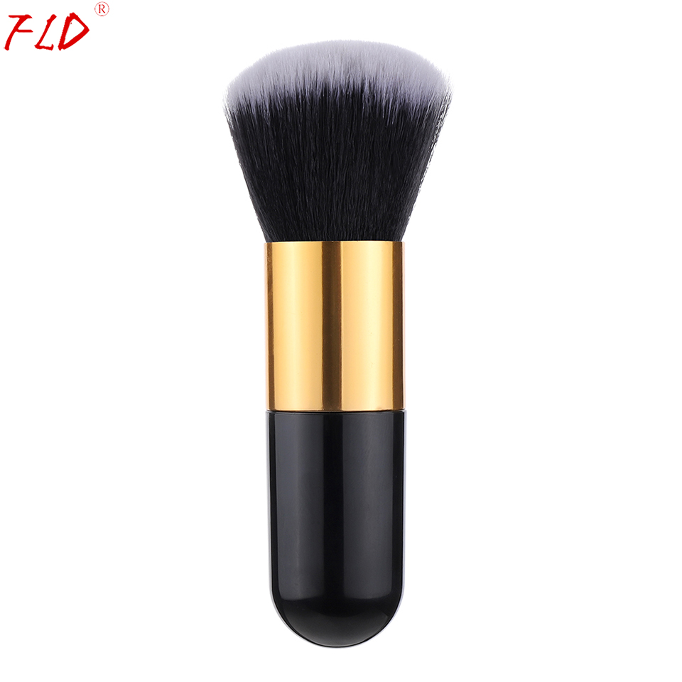 

FLD Maquillaje Professional Foundation Powder Face Blush Brush Tools Kits Wood Handle Kabuki Brush Pedzle Do Makijazu