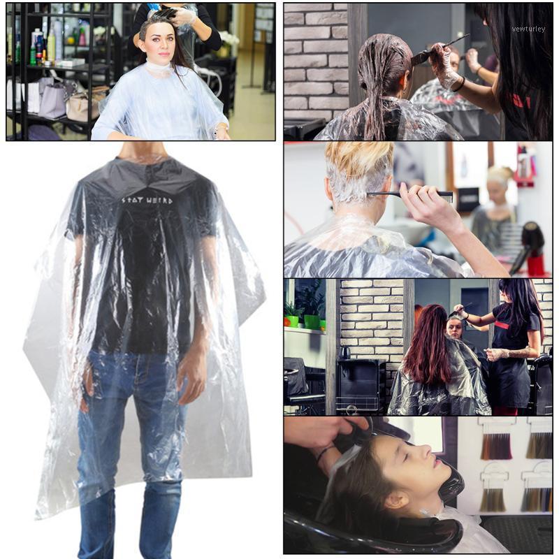 

50/100pcs Disposable Dye Hair Shawl Hair Treatment Wraps Salon Color Cape Perm Styling Tools Transparent Plastic Bag1