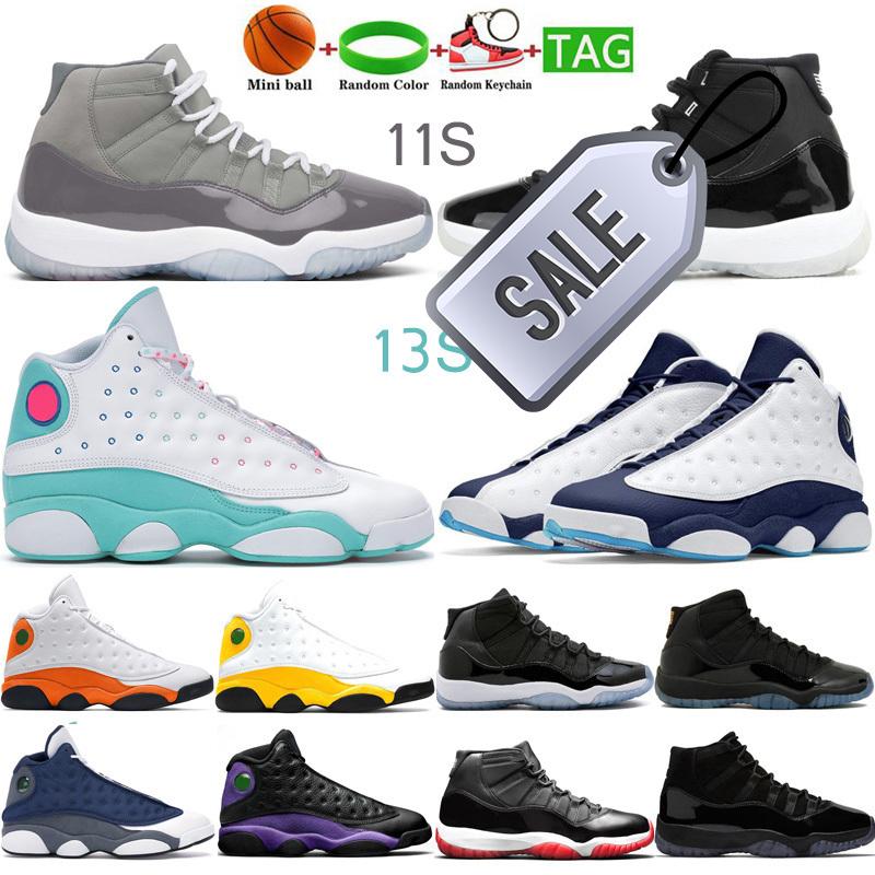

Jumpman 11s Basketball Shoes Men Women Cool Grey 13s Flint Aurora Green Mens Trainers Sports Sneakers Eur 36 -47 Bred Gamma Blue, Metallic silver