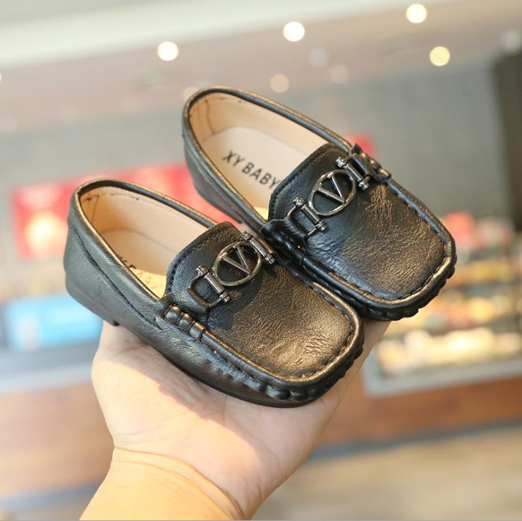 Kids Loafers Boys Girls Shoes Moccasins Soft Children Flats Casual Boat Shoes Children Wedding Leather Shoes autumn Fashion