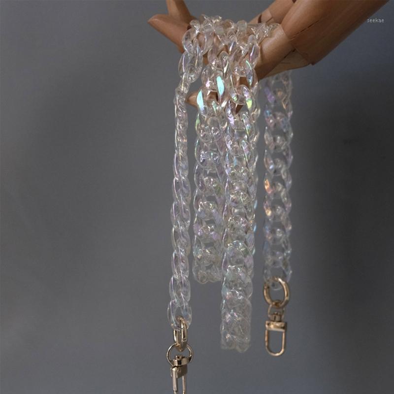 

Clear Acrylic Strap Replacement for Handmade Beach Bag Bucket Handbag Handles Top Handle Bags Purse Handle1