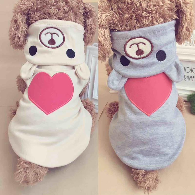

Lovely Pet Dog Clothes For Small Dogs Clothing Cute Hoodies Pajamas Spring Summer Pet Clothes For Chihuahua Yorkies 351, White