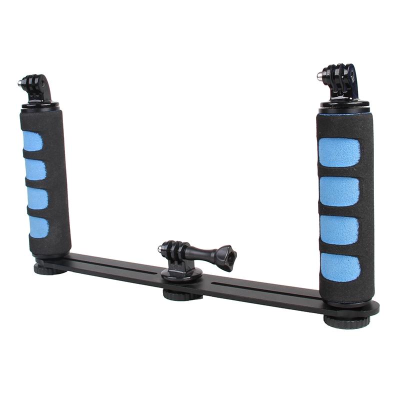 

Dual Handheld Frame Stabilizer Bracket for 2/3/4/5 Camera Brackets and All LED Video Light Camcorder