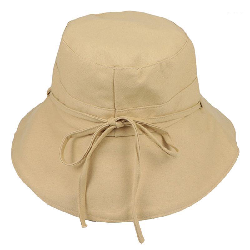 

Women Sun Hat UV Protection Foldable Solid Portable Summer Wide Brim Lightweight Accessories Bucket Outdoor Drawstring Casual1, Navy