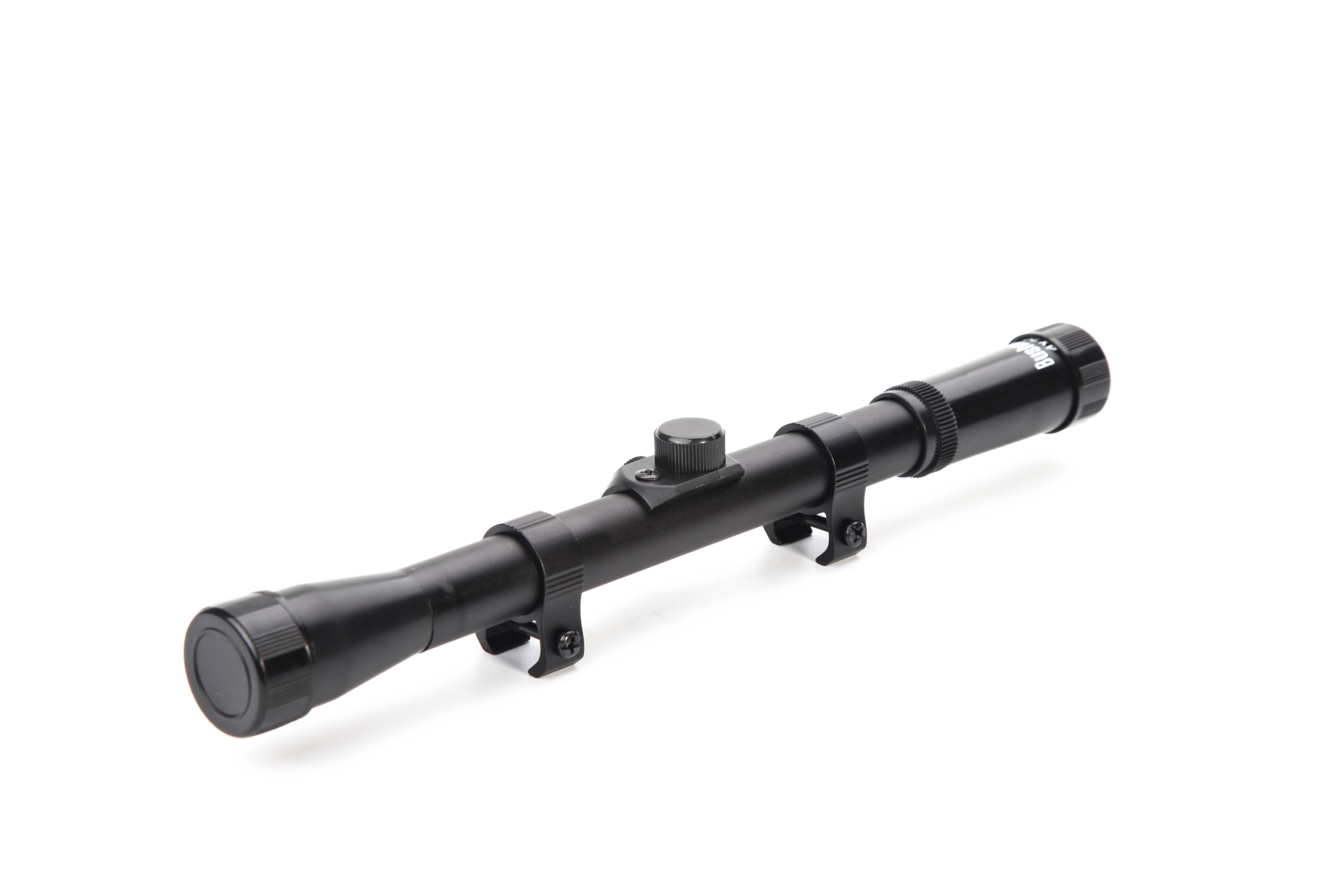 

4X20 Rifle Scope With Free Mounts For Rimfire Air Rifle Airsoft Outdoor, Black