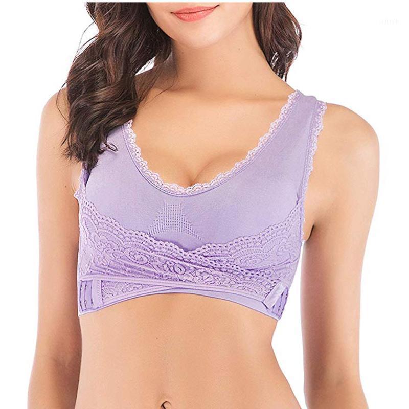 

CHAMSGEND Women's Breathable Sports Bra Removable cushion sports yoga bra fitness thickening running jogging shirt1, Beige